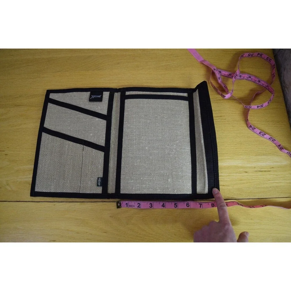 Artisan Gear True Hemp Eugene OR Handmade Tablet Notepad File Organizer Case